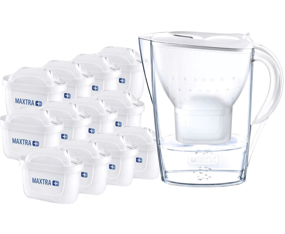 Bild zu BRITA fill&enjoy Marella 2,4 l weiß + 12 Kartuschen für zusammen nur 41,99€ (VG: 52,99€)