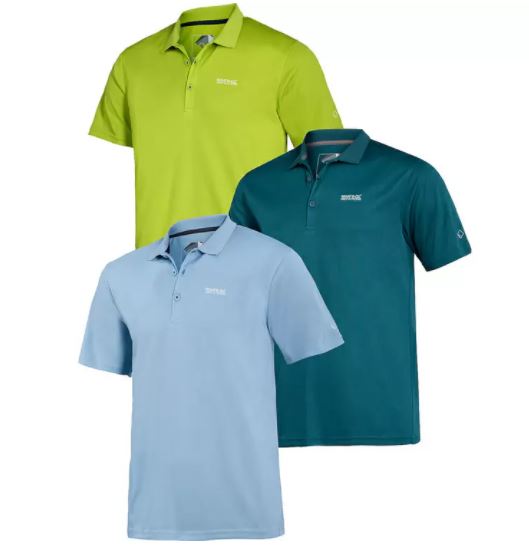 Bild zu 3er Pack Regatta Poloshirt mit Funktions-Gewebe (Gr.: L – 3XL) für 36,86€ (VG: 59,85€)