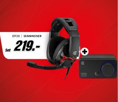 Bild zu EPOS SENNHEISER GSP 600 Over-ear Gaming Headset + EPOS Sennheiser GSX 300 Gaming DAC externer Audioverstärker ab 209€ (VG: 297,99€)