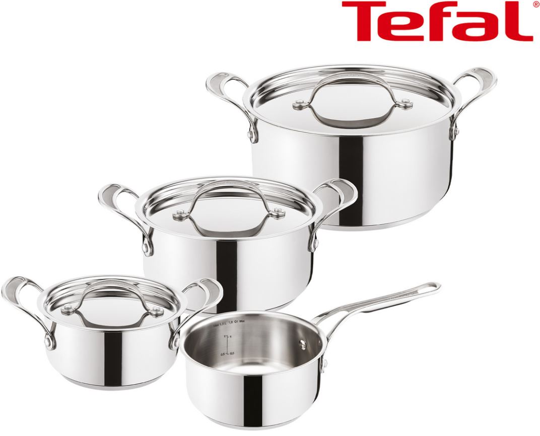 Bild zu Tefal Jamie Oliver Premium Inox Induction Wave Topfset 7-tlg. für 108,90€ (VG: 179,90€)