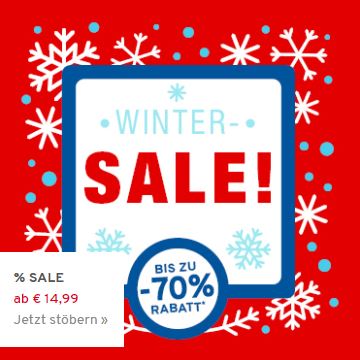 Bild zu Vorteilshop: Winter Sale mit bis zu 70% Rabatt + zusätzliche 24% Rabatt + gratis Versand