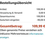 Amazon de - Bezahlvorgang