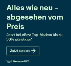 Bild zu eBay: 10% Rabatt auf zertifiziert generalüberholte Artikel