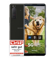 Bild zu Sony Xperia 5 II 128 GB Black für 199€ mit 8GB Datenflat, SMS und Sprachflat im Telekom Netz (Congstar) für 22€/Monat