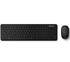 Bild zu Microsoft Bluetooth Desktop (Set mit Maus und Tastatur, deutsches QWERTZ Tastaturlayout, schwarz, kabellos) für 35,90€