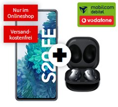 Bild zu [Top] Samsung Galaxy S20 FE + Samsung Galaxy Buds Live für 29€ mit 10GB LTE Datenflat und Sprachflat im Vodafone Netz für 19,99€/Monat