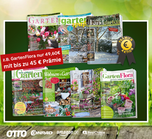 Bild zu Gartenzeitschriften günstig beim Leserservice der Deutschen Post, so z.B. das Jahresabo “GartenFlora” für 49,60€ mit bis zu 45€ Prämie