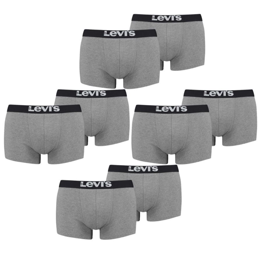 Bild zu [beendet] Levi’s Boxershorts 8er Pack in Rot oder Grau für 51,93€ (VG: 76,52€)