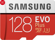 Bild zu Samsung EVO Plus 2020 microSD Speicherkarte (128 GB, UHS Class 10, 100 MB/s Lesegeschwindigkeit) für 13,95€ (VG: 17,99€)