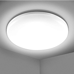 Bild zu Elfeland LED-Deckenleuchte (Kaltweiß, 5000K, 24W, 2200lm, IP54) für 11,93€