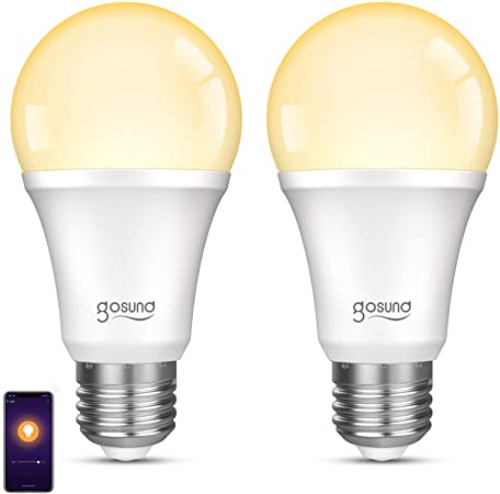 Bild zu Dimmbare E27 Smart Home (Alexafähig) Glühbirne Gosund (Warmweiß 2700k) im Doppelpack für 10,44€