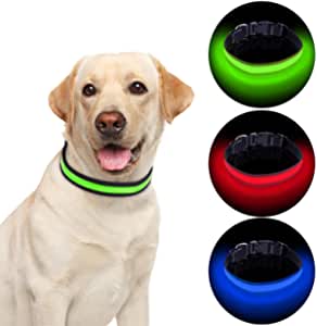 Bild zu Grsta LED-Hundehalsband mit drei Beleuchtungsmodi für 5,39€