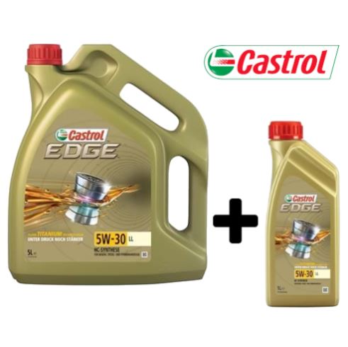 Bild zu 6 Liter Castrol EDGE Titanium FST 5W-30 LL Motoröl für 39,99€ (VG: 51,39€)