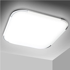 Bild zu Hengda LED-Deckenleuchte (Kaltweiße, 6500K, 18W, 1620lm, IP44, A++) für 17,17€ inkl. Versand