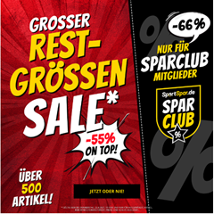 Bild zu SportSpar: 55% Extra Rabatt auf ausgewählte Artikel (SparClub Mitglieder erhalten 66% Rabatt)