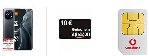 Bild zu Xiaomi Mi 11 5G 256 GB für 4,99€ (inkl. 10€ Amazon Gutschein) mit 30GB LTE/5G Datenflat, SMS- und Sprachflat für 39,99€/Monat