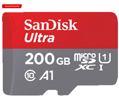 Bild zu SanDisk Ultra A1 microSD microSDXC 200GB für 20€ (VG: 28,30€)