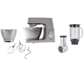 Bild zu KENWOOD KVC 5391 S Chef Elite Küchenmaschine inkl. 6 Zubehörteile (Rührschüsselkapazität: 4,6 Liter, 1200 Watt) für 444€ (Vergleich: 524,85€)