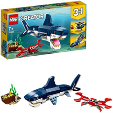 Bild zu [Prime] Lego 31088 Creator Bewohner der Tiefsee 3-in-1 Set mit Hai, Krabbe und Schatztruhe für 8,23€ (VG: 14,98€)