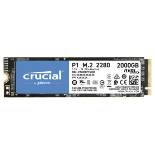 Bild zu CRUCIAL CT2000P1SSD8, 2 TB, M.2 SSD, intern ab 169€ (VG: 199€)