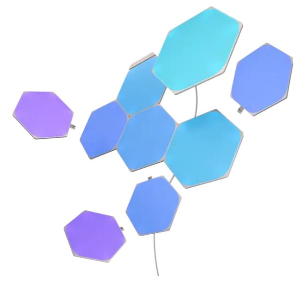 Bild zu Nanoleaf Shapes Hexagons Starter-Kit (9-teilig) ab 159€ (VG: 185,09€)