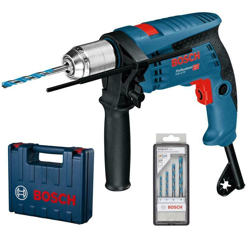 Bild zu 600 Watt Bosch Schlagbohrmaschine GSB 13 RE inklusive Bohrer und Koffer für 74,99€ (Vergleich: 87,50€)