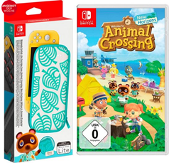 Bild zu Animal Crossing New Horizons Nintendo Switch inkl. Switch Lite Tasche für 49,99€ (VG: 58,97€)