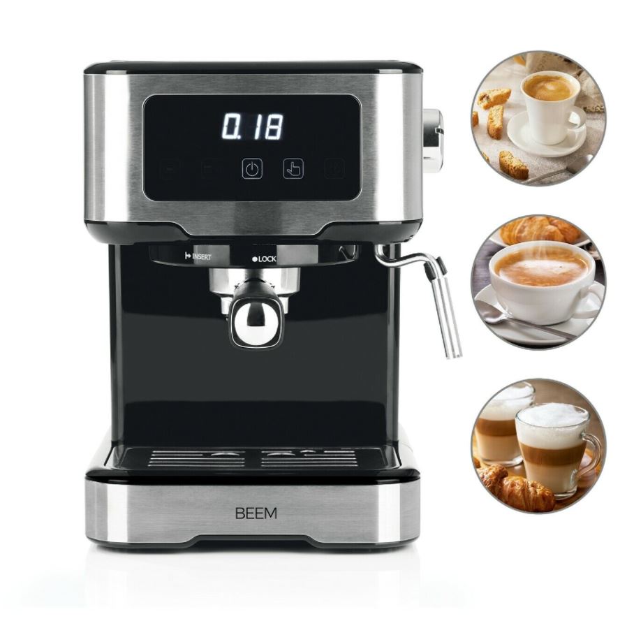 Bild zu Beem Espresso Touch Siebträgermaschine mit Milchschaumdüse für 98,99€ (VG: 119,99€)