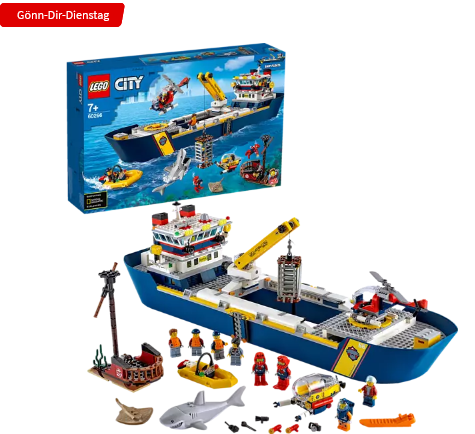 Bild zu LEGO 60266 Meeresforschungsschiff Bausatz für 87€ inkl. Versand (VG: 96,85€)