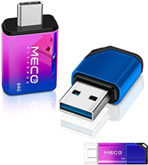 Bild zu MECO ELEVERDE 2-in-1 USB 3.0 C Stick 64GB für 9,99€