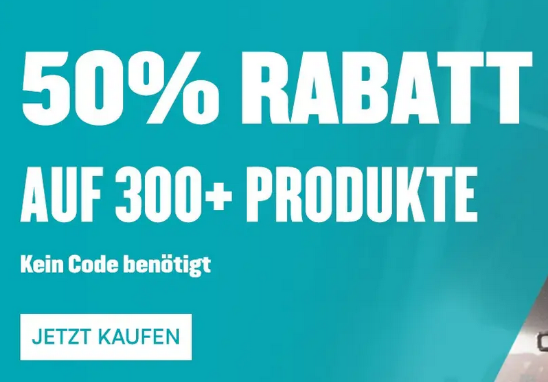 Bild zu MyProtein: 50% Rabatt auf ausgewählte Produkte + 34% Rabatt auf alle Bestseller