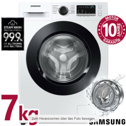 Bild zu 7 kg Waschmaschine Samsung WW70T4042CE/EG (D) für 309€ (Vergleich: 387€)