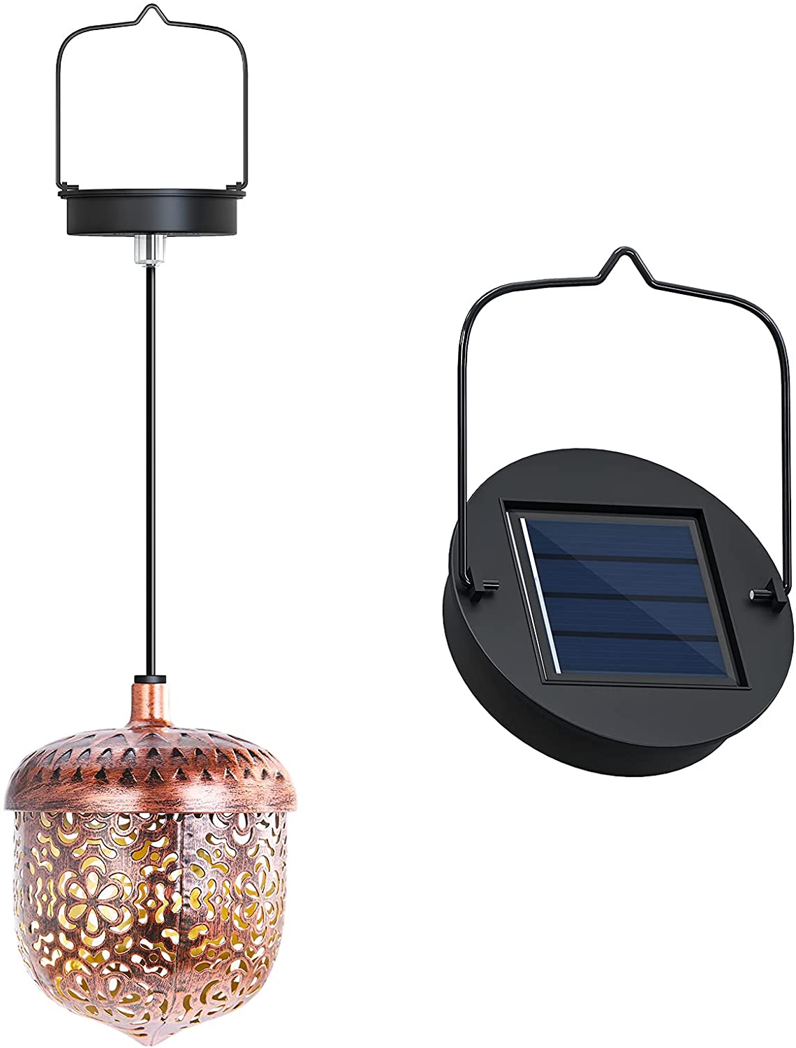 Bild zu Ltteny Retro Metall LED-Gartenlaterne für 10,99€