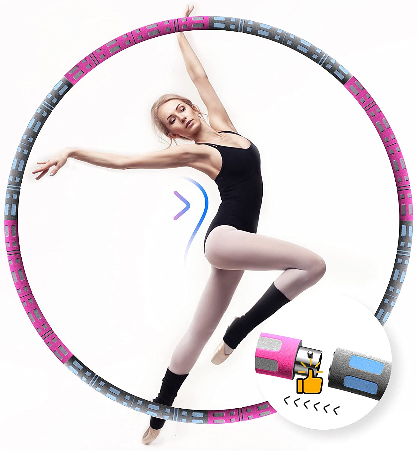 Bild zu 95 cm Aikove Hoola Hoop Reifen für 7,59€