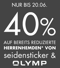 Bild zu Galeria: 40% Rabatt auf bereits reduzierte Hemden von Olymp & Seidensticker