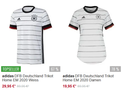 Bild zu Adidas DFB Deutschland Trikot ab 19,95€ (Damen–Herren = 29,95€)