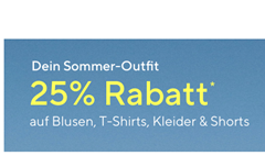 Bild zu Tom Tailor: 25% Rabatt auf alle Kleider, Blusen, Hemden, T-Shirts und Shorts + nur 99 Cent Versand