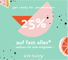 Bild zu Orsay: 25% Rabatt auf fast alles – nur für Clubmitglieder (geht auch bei Neuanmeldung)