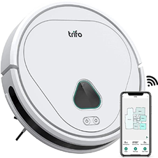 Bild zu Trifo WLAN-Saugroboter mit Überwachungskamera und App(5.200mAh, 3.000Pa, kompatibel mit Alexa, 120 Minuten) für 132,99€ inkl. Versand