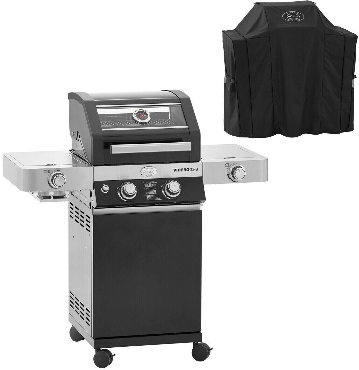 Bild zu Gasgrill Rösle Videro G2-S Vario+ mit Abdeckhaube für 499,95€ (Vergleich: 574€)