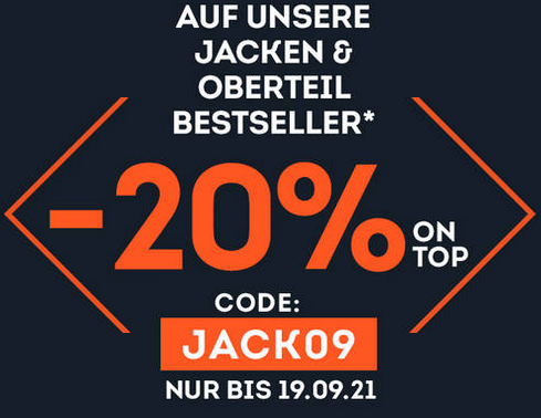 Bild zu SportScheck: 20% Extra-Rabatt auf Jacken und Oberteil Bestseller