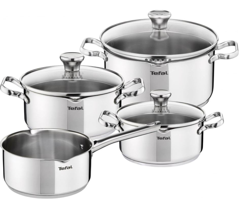 Bild zu Tefal Duetto Topfset (7-teilig inkl. Glasdeckel) für 79,99€ (VG: 94,89€)