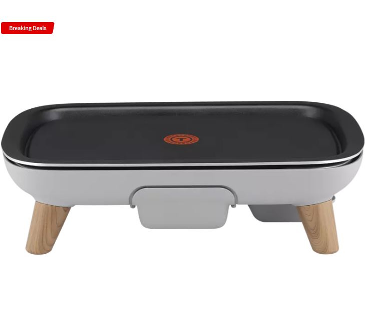 Bild zu Tefal CB658B Saveur Tischgrill (2400W, 5-stufig, 1000cm² Grillfläche, abnehmbare Platte, Fettauffangschale) für 62,79€ (VG: 101,90€)