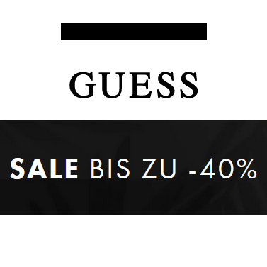 Bild zu Guess: Sale mit bis zu 40% Rabatt auf ausgewählte Artikel