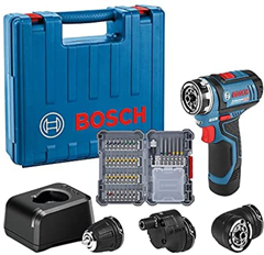 Bild zu Bosch Professional System Akku Bohrschrauber GSR 12V-15 FC (inkl. 1×2.0 Ah Akku, Ladegerät GAL 12V-20, 3x Bohrfutteraufsätze, 40tlg. Zubehörset, im Koffer) für 153,99€ (VG: 219,90€)