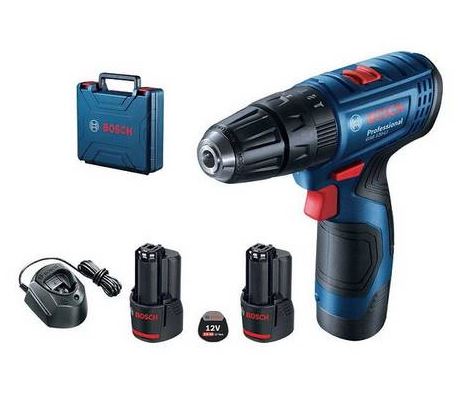 Bild zu Bosch Professional GSB 120-LI Akku-Bohrschrauber 12V 2.0Ah Li-Ion inkl. 2. Akku, inkl. Koffer für 94,95€ (VG: 104,98€)