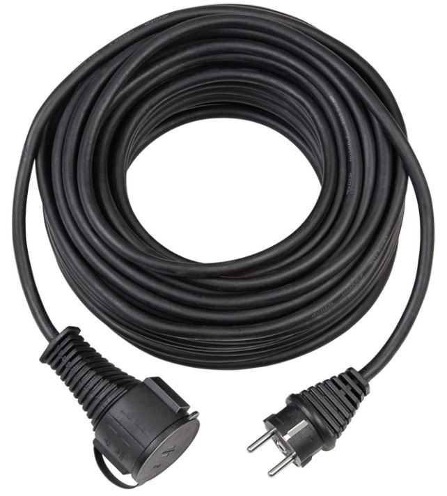 Bild zu [Prime] Brennenstuhl Qualitäts-Gummi-Verlängerungskabel 5m (IP44, Kabel für außen) schwarz für 8,98€ (VG: 12,88€)