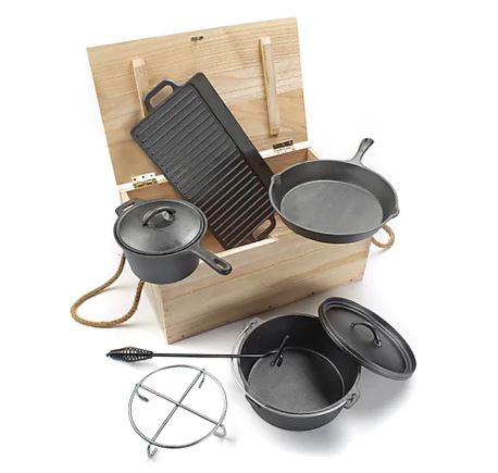 Bild zu [endet heute] 7-teiliges El Fuego AY 466 Dutch Oven Set für 82,94€ + gratis 30€ Filialgutschein