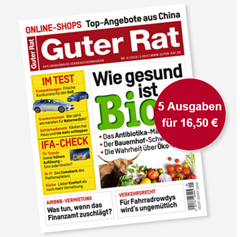 Bild zu 6 Ausgaben der Zeitschrift “Guter Rat” für 16,50€ + 15€ Amazon Gutschein oder Scheck