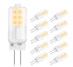 Bild zu GLIME 10x LED G4 Leuchtmittel (3W, 250lm) für 6,49€